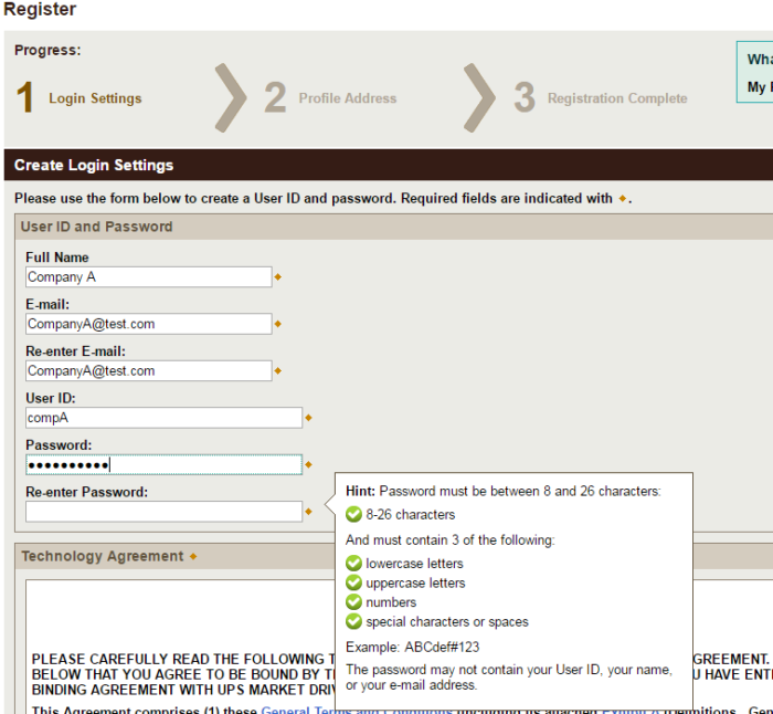 How to Setup UPS Online Billing Franklin Parcel