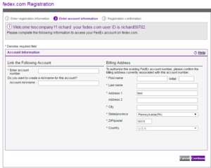fedex billing